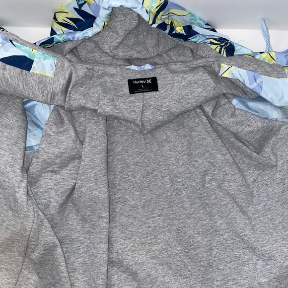 NWT Hurley Glacier Blue Urban Windbreaker - Picture 9 of 10